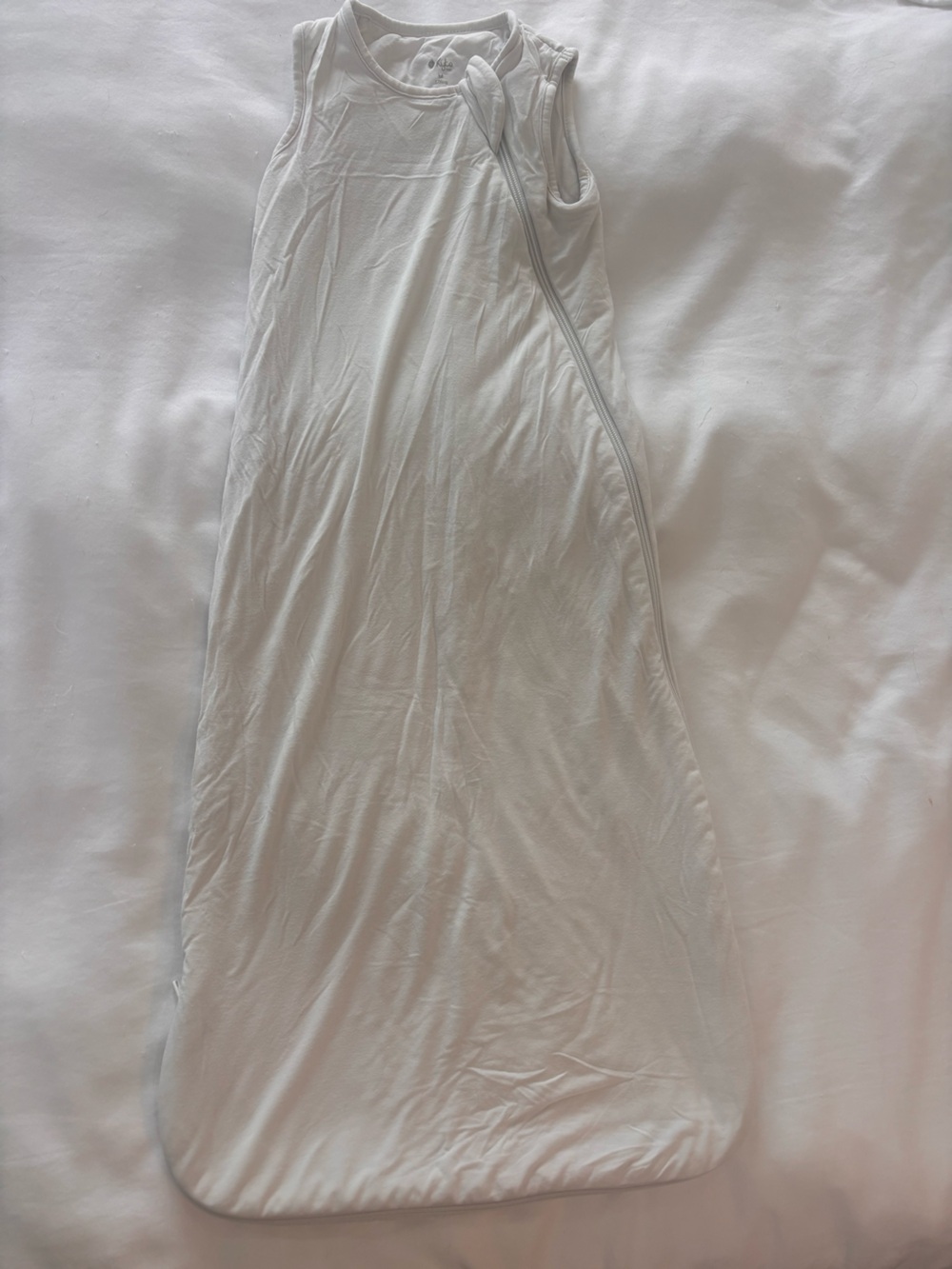 1.0 tog Kyte Baby white sleep sack size M